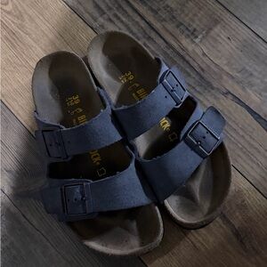 Gray Birkenstock Sandals